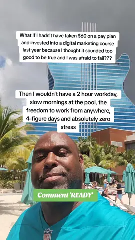 This digital course has changed my life and allow me time freedom.  Comment READY to learn how you can break free from your 9 to 5 with this tool. #workfromhome #earnmoneyonline #makemoneyonline #sidehustle #savagehustlersclub #money #financialfreedom 