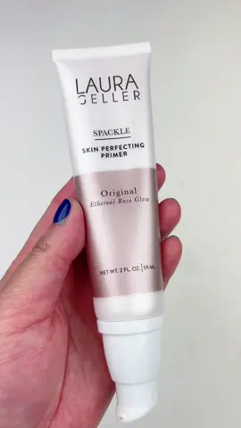 Laura geller Spackle Skin Perfecting Primer ethereal rose #laurageller #makeupover40 #primer 