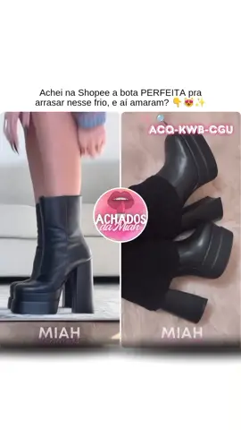 🚨CUPOM SHOPEE 85% OFF RESGATE NA BIO 🚨 Últimas VAGAS GRUPO VIP ✅BOTA SALTO PLATAFORMA MEIA PATA GOTICA SHOPEE Achadinhos Virais Produtos da Shopee que você Precisa Ter moda Roupas Promoções grupo de bugs da Shopee #fyyyyyyyyyyyyyyyy #creatorsearchinsights #bota #salto #plataforma #gotica #alternativa