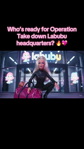 Labubu takeover has started barbies they cant catch me 💅✨ #her #barbie #viral #blowthisup #labubu #fyp #foryou #aibarbie #storytime #imback 
