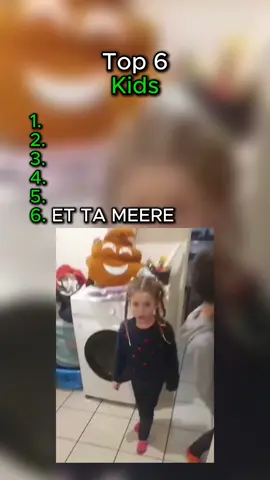 Top 6 Kids 🔥 #top6 #drole #rire #humour #enfant 