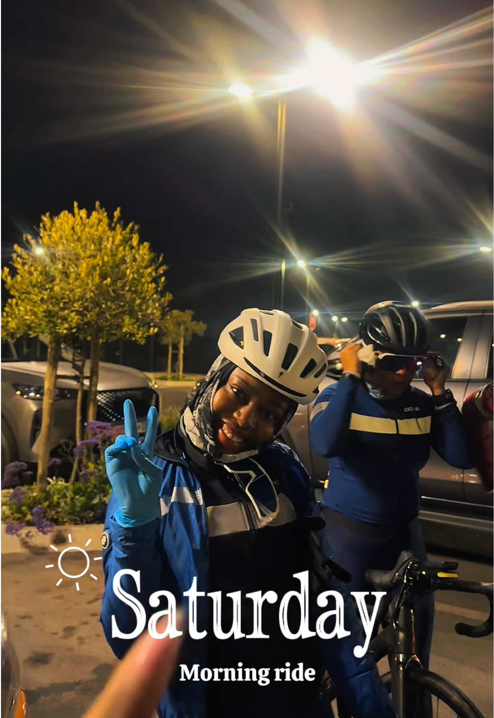 Too early, too cold… but we showed up 🥶🚴🏾‍♀️ #cycling #cyclinglife #cyclingtiktok #cyclingtiktok #fyp #foryoupage 