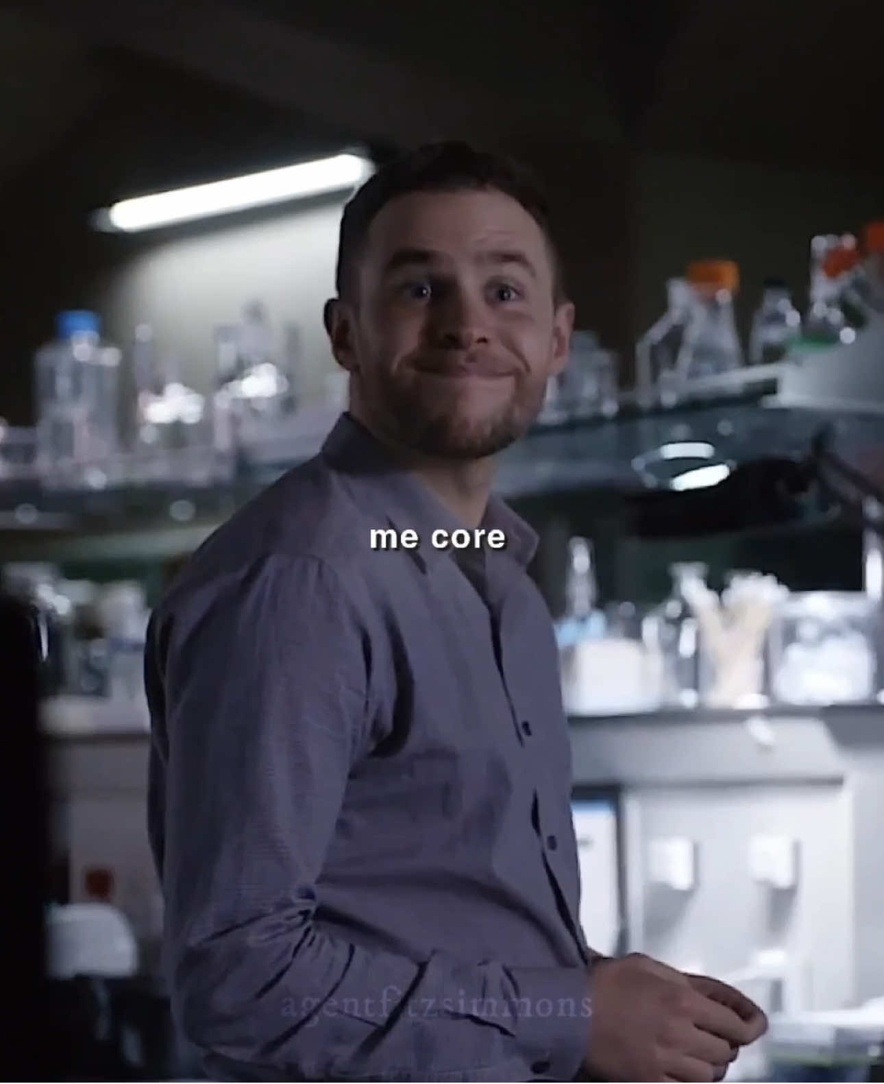 he’s so me 😝 specially the part where he says he wants hobnobs 💀💀 i might do a part two  of this cuz there’s so many more fitz moments i could put in 😭 scp: bonesvfxspc full eps #leofitz #iaindecaestecker #foru #agentsofshield #vspedit 