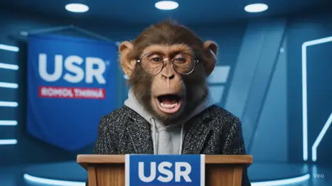 #romania🇷🇴 #monkey #usr #aiart 