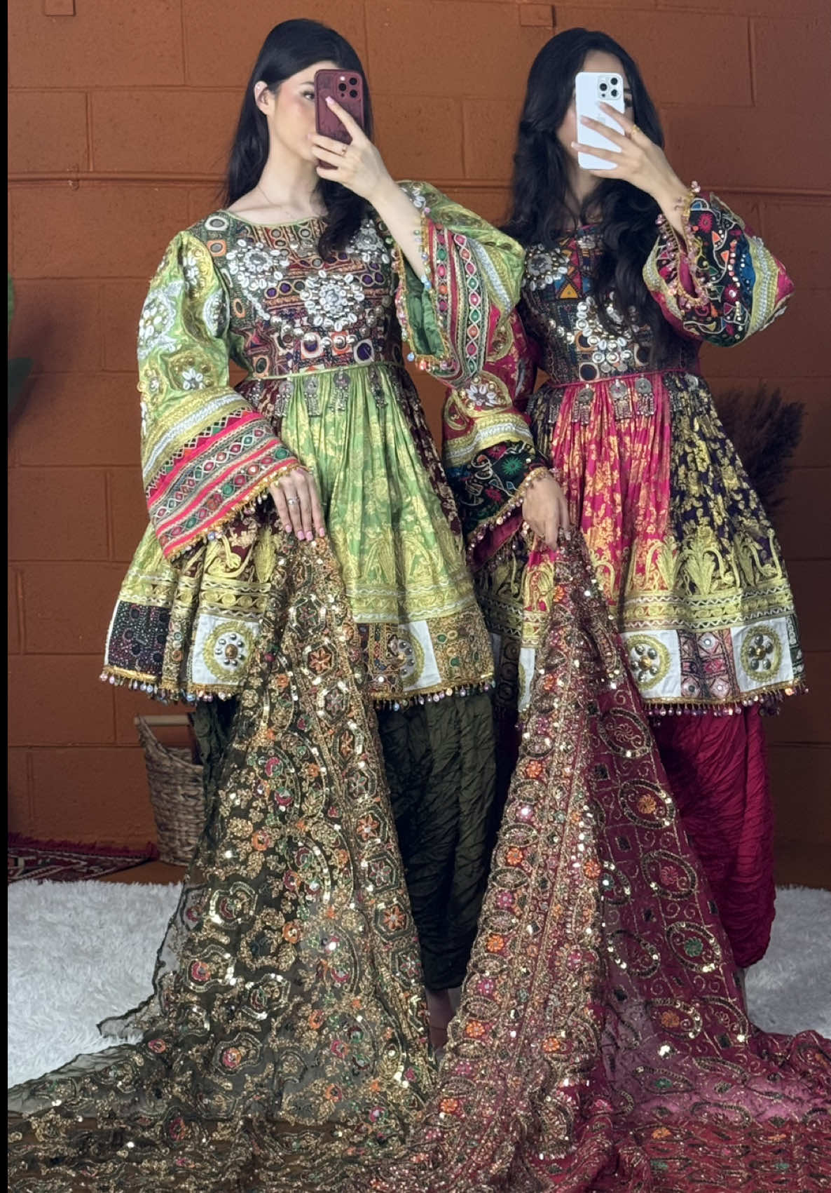 Meet the new girls - Mona & Rona ✨ #fyp #afghan #🇦🇫 #afghandress 