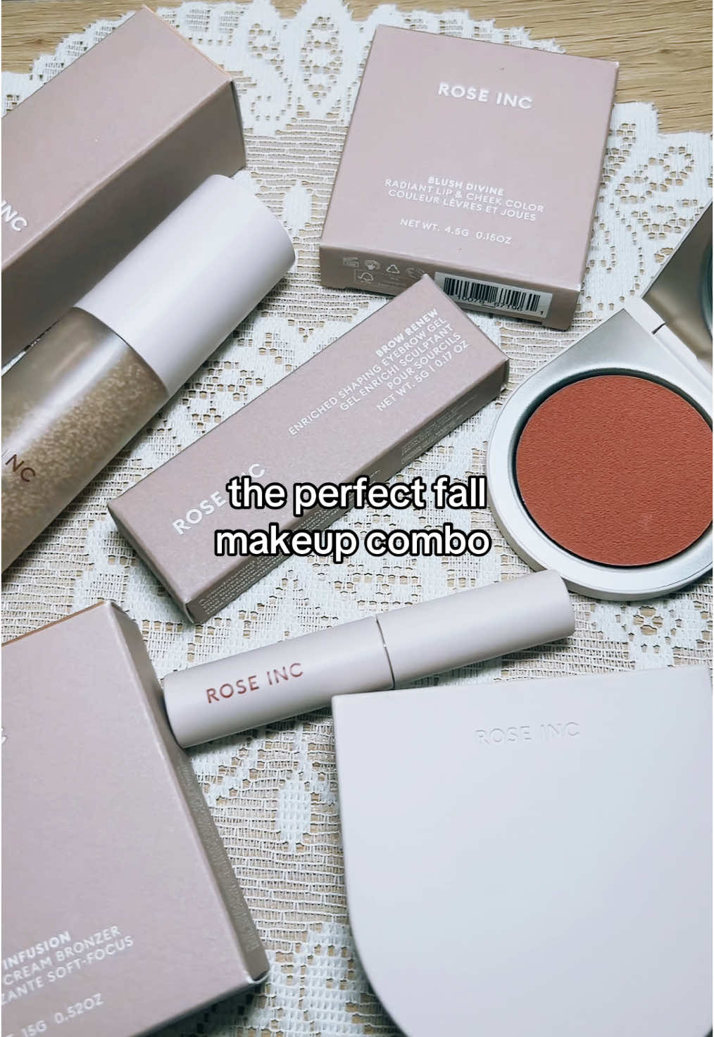 gifted by Rose Inc.  my fav is the radiant lip/cheek color, “daylily” 🍂 #roseinc