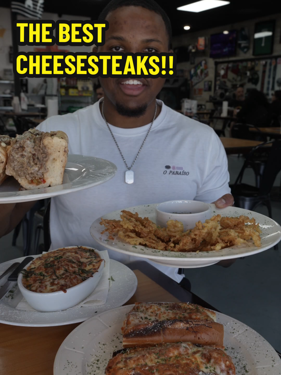 Trying my favorite cheesesteak in Las Vegas...again🔥🔥@Lucino's Pizza 🍕  #foodreview #Foodie #FoodLover #mukbang #fyp 