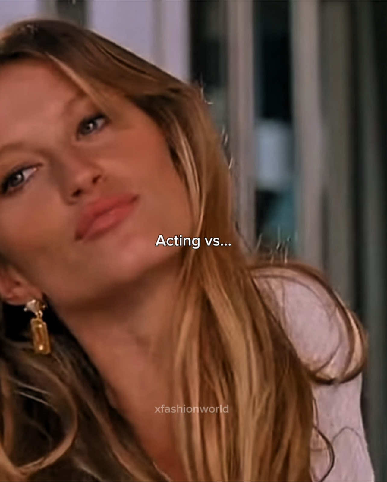 in this skirt? I don’t think so💁‍♀️ #giselebundchen #fashion #acting 