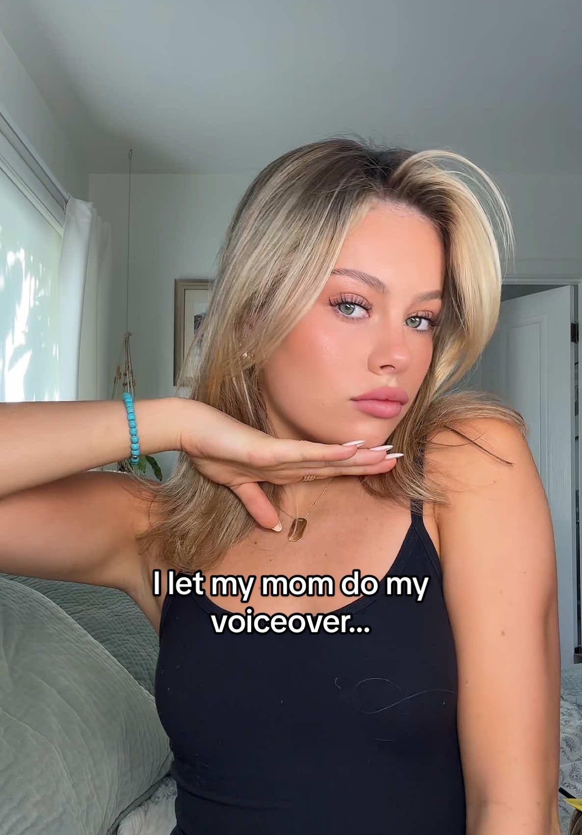 Guys I’m crying this is so funny I cannot. So I let my mom do my voiceover of my daily makeup… how’d she do lol  @Anastasia Beverly Hills @Laura Mercier @Huda Beauty @makeupbymario @Maybelline NY @sephora @Charlotte Tilbury @Kaja Beauty @rhode skin @Fenty Beauty @Tatcha US 