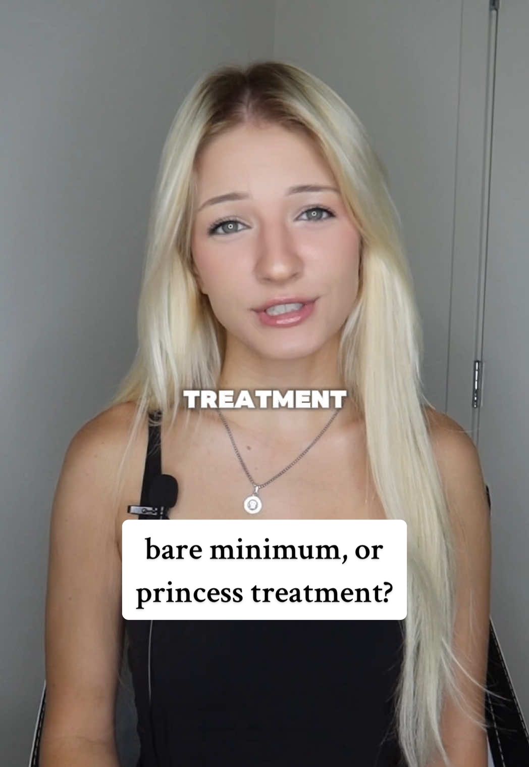 all i need is the last thing 🤍 #bareminimumorprincesstreatment 