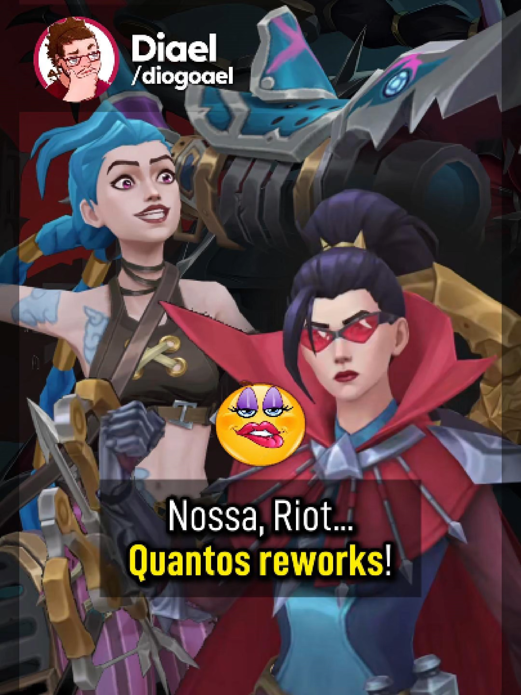 A Riot tá REWORKANDO os campeões... mas só no TFT?! A Riot tá caprichando nos modelos 3D dos campeões… mas só dentro do Teamfight Tactics. Enquanto os jogadores de League of Legends seguem esperando por reworks visuais decentes, o TFT vem recebendo estrategistas ultra polidos baseados em campeões famosos — como a Jinx e agora, a recém-anunciada Vayne Liberta. Neste vídeo, faço uma comparação direta entre os modelos do LoL e os do TFT, mostrando como o cuidado visual no jogo automático é absurdamente superior, mesmo ambos usando a mesma engine. Será que a Riot tá priorizando o modo errado? E por que não aplicar esse nível de qualidade no próprio LoL? #leagueoflegends