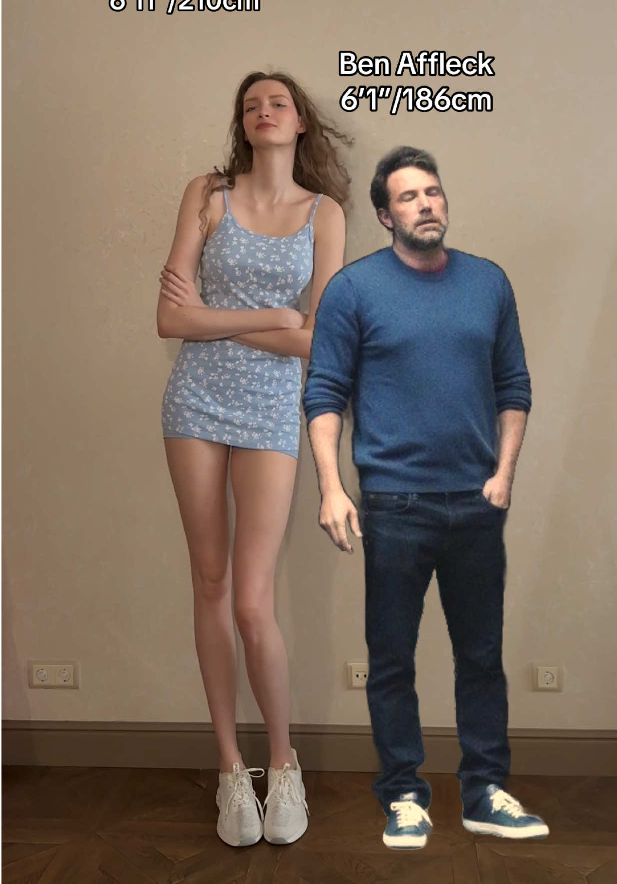 Height comparison with Ben Affleck🦇 #fyp #tiktoker #trendingvideos #viralvideos #beautiful #viralvideosofficial #goviraltiktok #giantwoman #tallgirl #giantess #funnytiktok #memestiktok #girl #outfit #body #fit #tallpeopleproblems #heightdifference #comparison #benaffleck #batman #dc #comics #actor #hollywood #cutie 