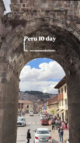 Full itinerary breakdown: 🇵🇪✈️ Day 1: Lima Activities: Malecón de Miraflores, Parque del Amor, Museo de arte contemporáneo Day 2-6: Cusco Activities: Machu Picchu, Rainbow Mountain, Lake Humantay, Cusco city tour, Cusco main square Day 7-9: Arequipa Activities: Main Square, Mercado san Camillo, Ruta del Sillar, Santa Catalina Monestary, Salt flats tour, Colca Canyon tour Day 10: Lima Main Square  #peru #perutravel #perutrip #travelvlog #travelitinerary #traveltok #traveltiktok #travelwithme #cuscoperu #cuscoperu🇵🇪 #limaperu🇵🇪 #arequipa_peru🇵🇪 #arequipa #rainbowmountain #machupicchu  