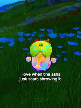 ₊˚ * #ASHA ᧔♡᧓ the fact that someone ahd to animate this LMAOOO its so cute though #genshin #GenshinImpact #hoyocreators #starprinsz #fyp 