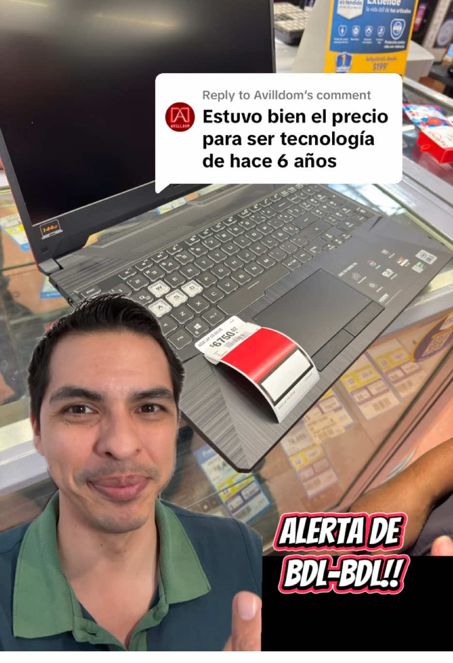 Replying to @Avilldom #laptop #tecnologia #informacion #compras #ofertas #gamers #escuela #universidad #mexico #chisme 