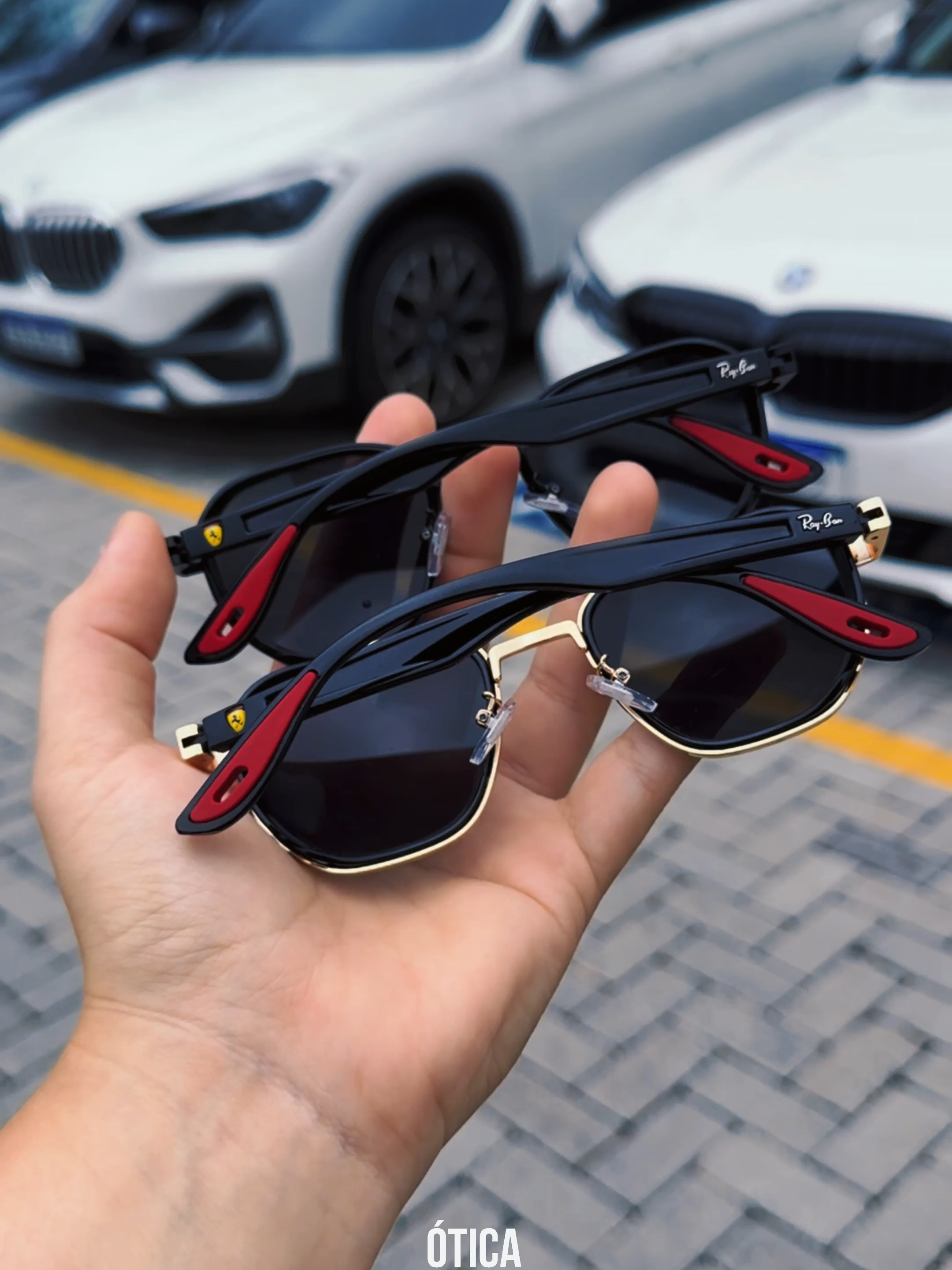 💣 Isso aqui não é acessório. É peça. ✅ Firme, pesado, símbolo cravado ✅ Lentes polarizadas e conforto no rosto 🔥 Tá esperando o quê? Garante o teu logo.