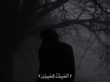 ٱلۡخَبِيثَٰتُ لِلۡخَبِيثِينَ وَٱلۡخَبِيثُونَ لِلۡخَبِيثَٰتِۖ وَٱلطَّيِّبَٰتُ لِلطَّيِّبِينَ وَٱلطَّيِّبُونَ لِلطَّيِّبَٰتِۚ أُوْلَٰٓئِكَ مُبَرَّءُونَ مِمَّا يَقُولُونَۖ لَهُم مَّغۡفِرَةٞ وَرِزۡقٞ كَرِيمٞ ……#قران_كريم #qruan #متابعة 