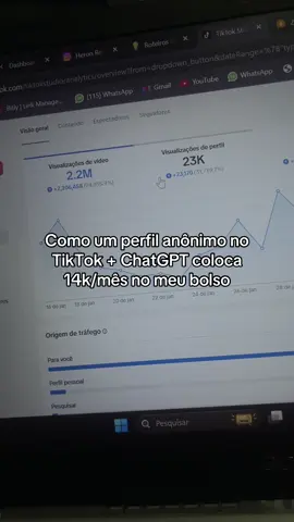 1️⃣Abra o ChatGPT e use esse prompt para criar um produto (Sua tarefa é criar um E-book completo e detalhado sobre o tema “SEU NICHO”. Que não se limite apenas a títulos ou capítulos, mas que contenha conteúdo aprofundado em cada parte de forma estruturada e prática, para entregar valor ao leitor.  O E-book deve ser educativo, envolvente e passo a passo, com explicações claras, exemplos e ações aplicáveis.) 2️⃣Copie o conteúdo gerado e cole no Site Gamma.app. Ele vai criar um E-book com template profissional em minutos 3️⃣Crie uma conta em uma plataforma de vendas (Kirvano ou Cackto) 4️⃣Cadastre o seu produto e coloque um valor entre 19,00 a 47,00 pra vender rápido 5️⃣Crie uma Conta Dark no Tiktok e instagram, poste vídeos sem aparecer usando Inteligência Artificial, deixando o link do produto na Bio 6️⃣Pra conseguir vender muito você precisa de uma ESTRUTURA DE VENDAS que já está validada, vou encurtar seu caminho e você não vai precisar TESTAR NADA DO ZERO! 7️⃣Vou te entregar uma estrutura de vendas pronta com produtos validados e modelos de perfis/vídeos prontos. Seu trabalho? Pegar os materiais e postar Pra receber a estrutura comente “DARK” e me chama no link da Bio✅