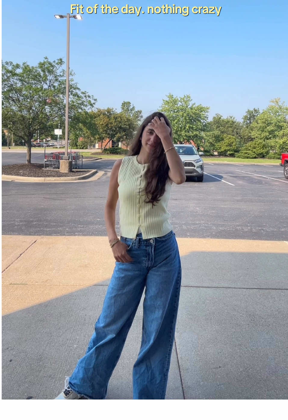 Felt cute in this today🧸 Are you into simple outfits or more dressed up? #OOTD #casualfit #outfitcheck #basicoutfit #comfyoutfits #outfitinspo #softgirlstyle #minimalstyle #myoutfitfortoday #cutefashionoutfits #everydaylook 