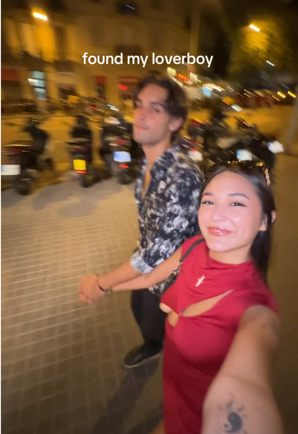 My b00b about to pop out sorry but he’s too cute #fyp #europe 