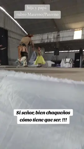 La pequeña Thiara y su Papá Leo  Academia de Danza y Malambo Renacer Amankay  1° Puesto, Rubro Materno/Paterno 