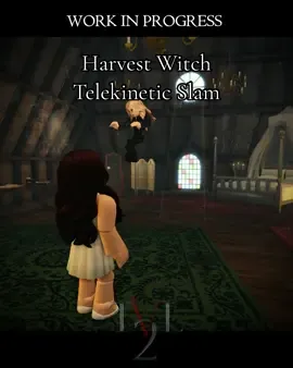 Harvest Witch - Telekinetic Slam ability ⛪️ #tvl2 #tvl #roblox #theoriginals 
