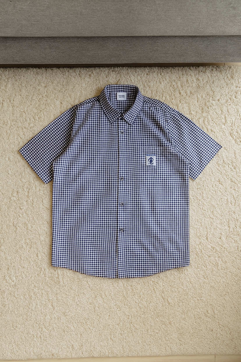 Shining Bright Plaid Collar Shirt#kemeja #kemejalenganpendek #kemejacasual #kemejapriawanita #outfitideas 