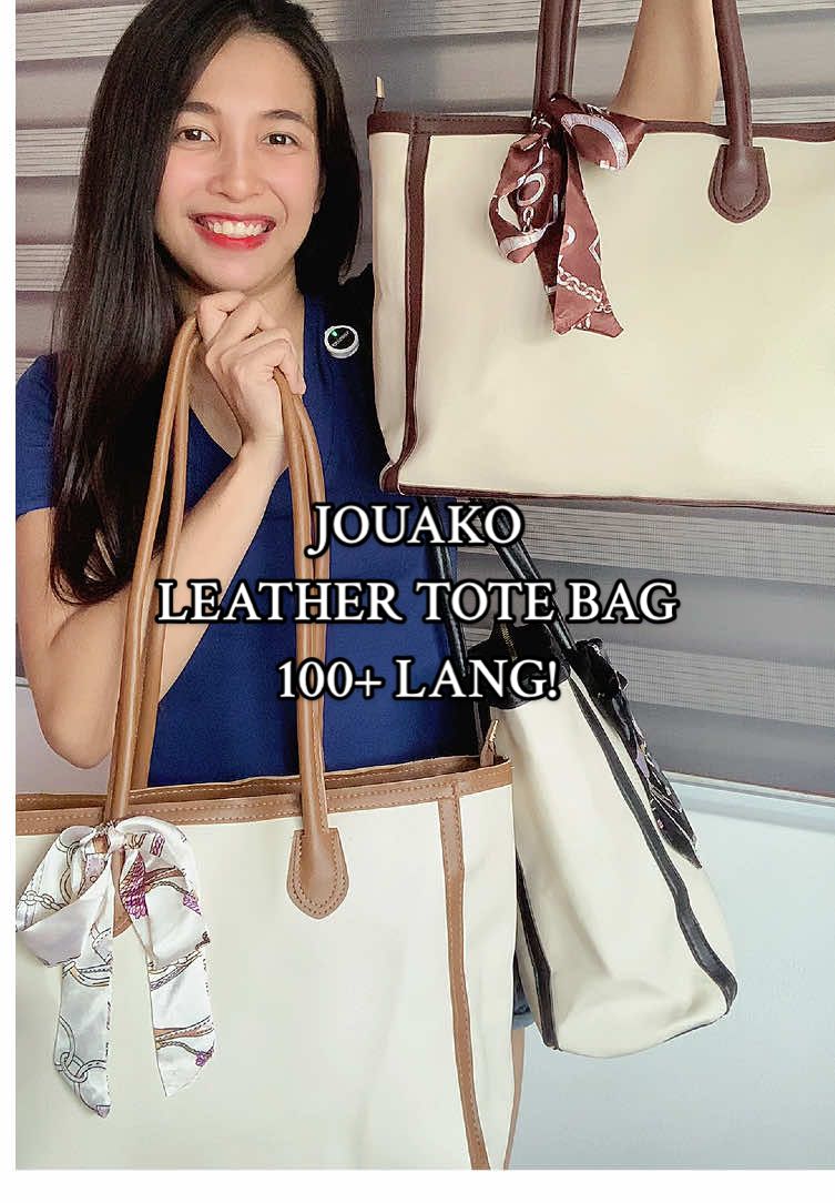 JOUAKO LEATHER TOTE BAG 100+ LANG!✨ #fashion #viralbag #aestheticbag #trendybags #jouako #jouakototebag #totebag #viral 