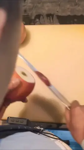 📽️♥️ @itschina.baby2 Mastering the art of apple peeling!