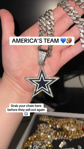Just in time for football season 🏈🏈 #americasteam #dallasfootball #mensjewelry #cowboysnation #giftsforhim #footballseason #footballtok 
