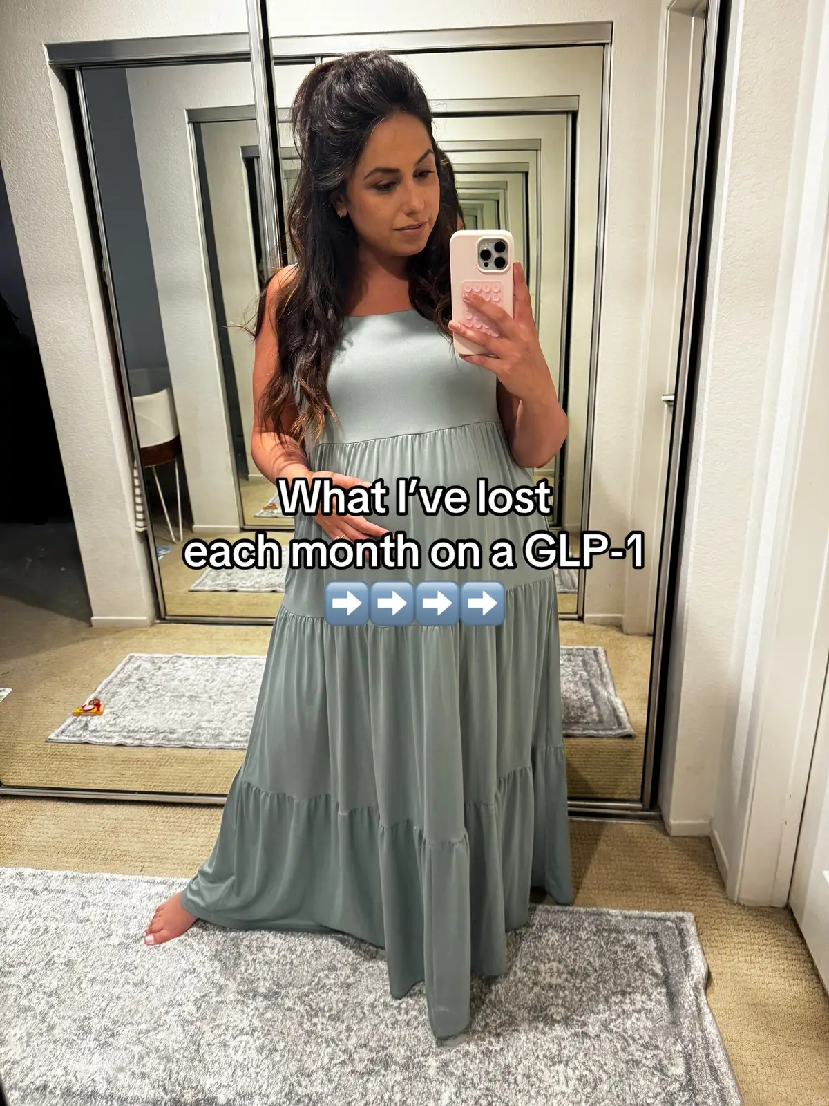 Week 8 on a GLP-1 and all I can say is finally 😂🤦🏻‍♀️ I was getting a little impatient there tbh but my husband kept saying just trust the process…mind you he’s down like 30lbs 🥳 I swear they have it so good sometimes. When did you first start really noticing your progress- week 2…week 12? #glp1 #relatable #momlife 