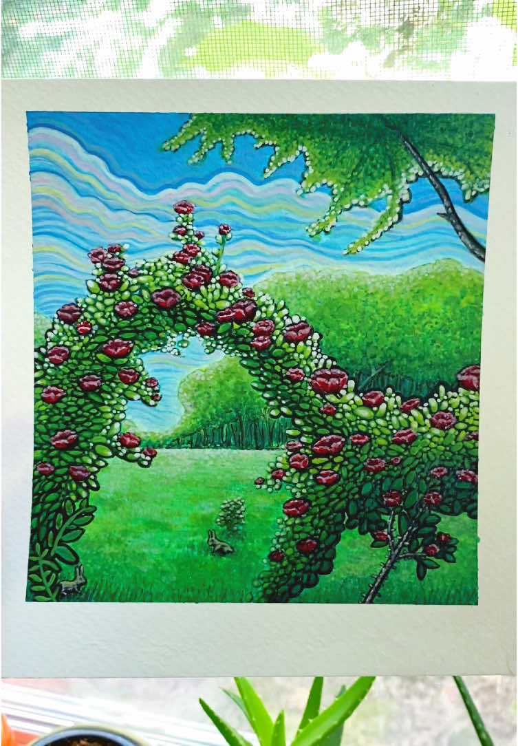 first time using my gouache paints in nearly five years 🥹 I’ve missed this medium so much #foryou #fyp #fypシ #art #gouachepainting #natureart #artistsoftiktok #arttok #artinspo 