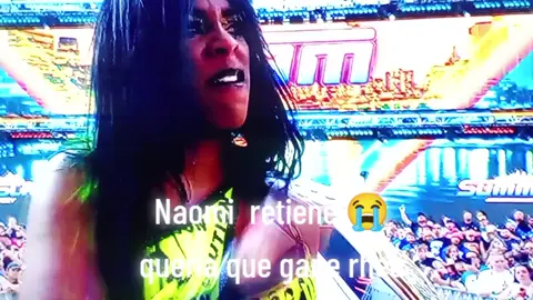 Naomi retiene su campeonato mundial 😭🥺 quería que gane rhea  #naomi#paratiiiiiiiiii #precaución #humortiktok 