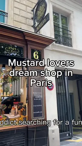 Searching for a unique souvenir from Paris? Check out the Maille Boutique in the 8th arrondissement for a mustard lovers paradise. #maille #mailleboutique #parisshopping #parisshoppingtrip #mustard #dijonmustard #maillemustard #paristhingstodo #thingstodoinparis #uniqueparis #shoppinginparis #CapCut 
