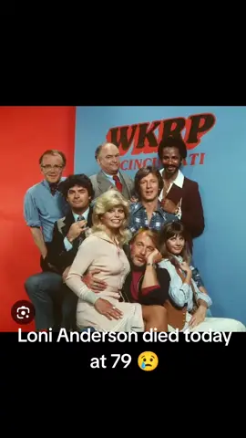 Loni Anderson of WKRP passed at 79#wkrp #lonianderson #ohio #tvsitcom #death 