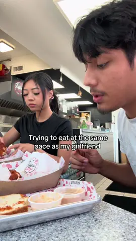 She took to long 🤦‍♂️ #fyp #eating #viral #couple 