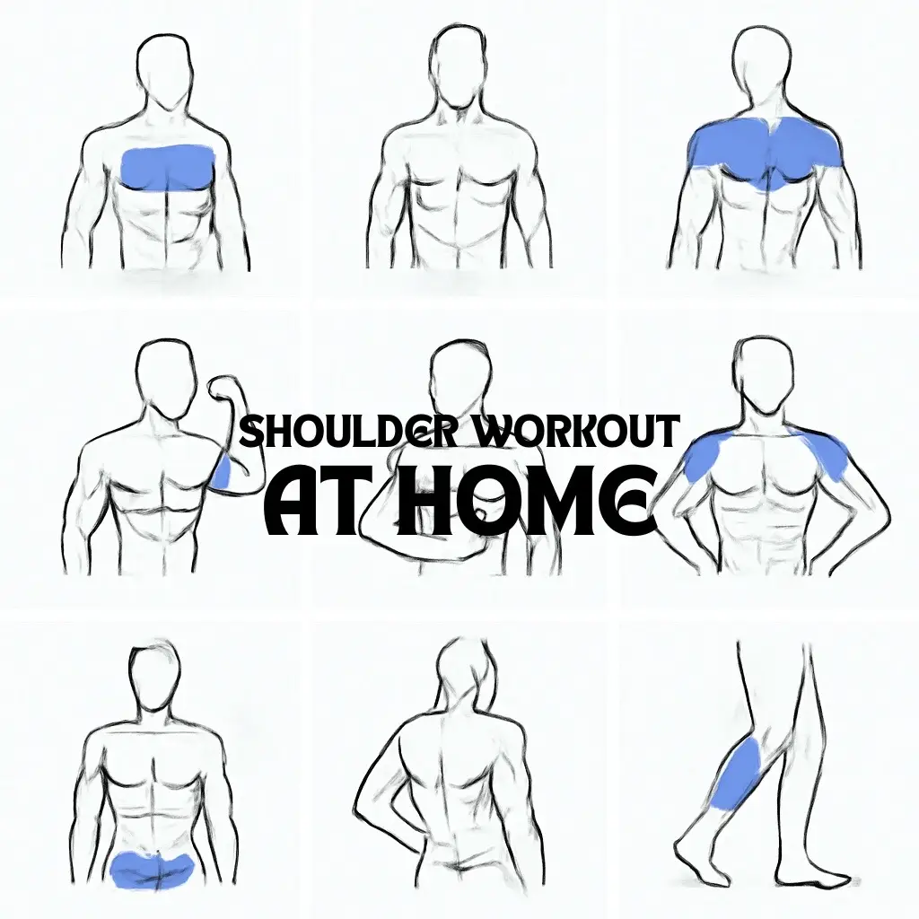 Shoulder Workout At Home #workouttips #buildmuscle #workoutplan #homeworkout #nogym #dumbbellworkout #workoutfromhome 