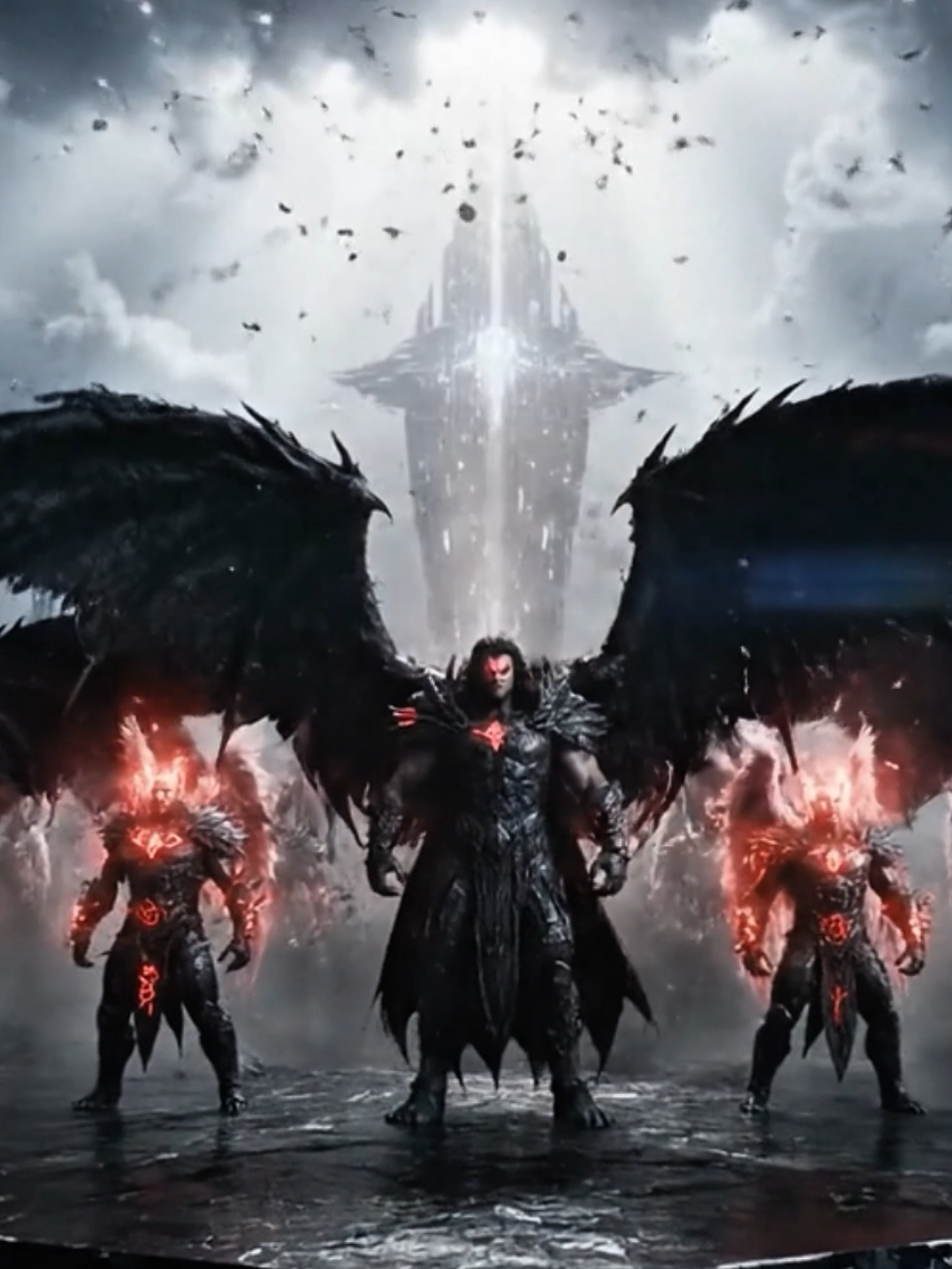 A noite em que os anjos se rebelaram e traíram Deus... #jesus #biblia #anjo #fyp #foryou #historia 