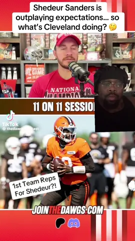 He’s showing poise, outperforming expectations, and holding his own vs the 1s. But the Browns still got him running with the 2s? I need someone to explain this. #shedeursanders #clevelandbrowns #nflnews #preseasontalk #footballtiktok 
