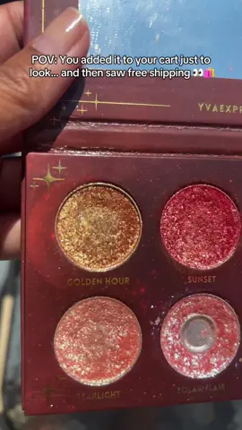 POV: You added it to your cart just to look… and then saw free shipping 👀🛍️. Magical Guardians Palettes #duochromeyeshadow #glittermakeup #glittereyeshadow #spotlightfinds 