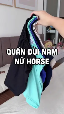 Quần đùi Horse mặc mát ở nhà dành cho nam nữ
