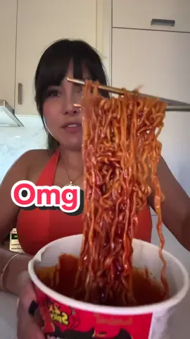 2x nuclear noodles 🍜 #mukbang #buldak #spicy 