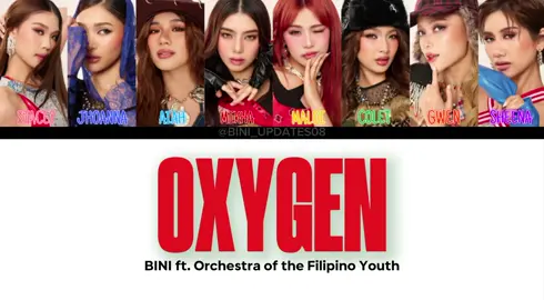 OXYGEN #bini #biniph #blooms #cokestudio #fyp 