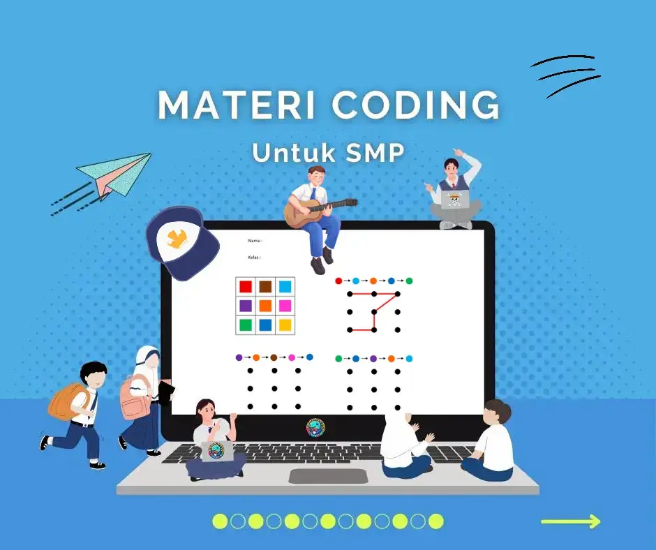 📘 Coding Line Warna Password untuk Anak SMP Adalah kegiatan menyusun dan memecahkan kode warna yang disusun seperti garis/pola berurutan, lalu: Diubah menjadi instruksi/logika Dipecahkan menjadi angka (seperti password) Atau diartikan sebagai gerakan/aksi karakter (misalnya dalam game) --- 🧠 Tujuan Pembelajaran untuk Anak SMP: 1. ✅ Memahami algoritma dasar Mengenal urutan perintah, logika if-then, pengulangan, dan pola. 2. ✅ Berpikir komputasional Anak diajak menyelesaikan tantangan berdasarkan data visual (warna), menyusun solusi secara logis. 3. ✅ Memahami dasar enkripsi/sandi Anak belajar cara membuat dan membaca pesan rahasia (kode warna) → mirip konsep dasar dalam keamanan digital. 4. ✅ Meningkatkan konsentrasi dan pemecahan masalah Membiasakan anak untuk fokus, meneliti, dan mencari solusi dari pola. 5. ✅ Belajar menyusun instruksi sistematis FILE LENGKAPNYA CEK DI BIO Mempersiapkan mereka untuk coding lebih kompleks (misalnya Scratch, Python, dll). #dinopolin #onepiece #17agustus #guru #smp #coding #fyp 