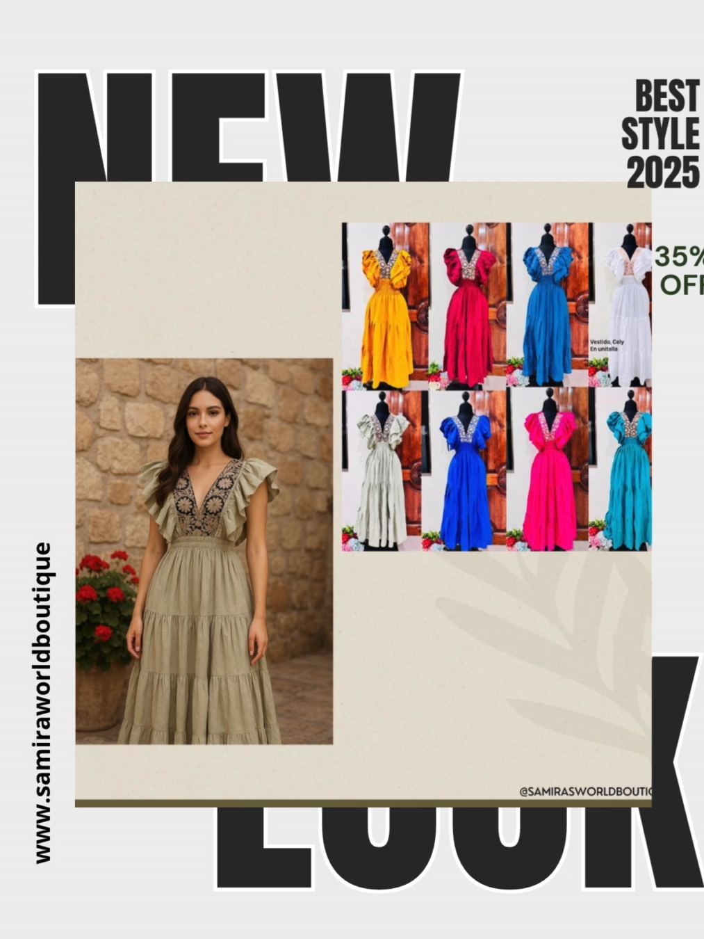 👗 Vestidos Artesanales de Chiapas Un homenaje vivo a nuestras raíces mexicanas 🌸 Cada vestido es una pieza única, bordada a mano por talentosas artesanas chiapanecas que capturan siglos de cultura, tradición y amor por el color. 💖 ✨ Diseños auténticos llenos de flores, símbolos y detalles que cuentan historias 🧵 Hecho a mano, con finos bordados y materiales de alta calidad 🌿 Cómodo, fresco y perfecto para cualquier ocasión Usar un vestido de Chiapas es vestirse en México, es celebrar lo hecho a mano, es apoyar el arte textil que perdura en el tiempo. 🎨 ¡Cada prenda es única, como tú! solo en samirasworldbotique.net #CompleteLook #ypfッviral #boutique #modafeminina #ypfッ