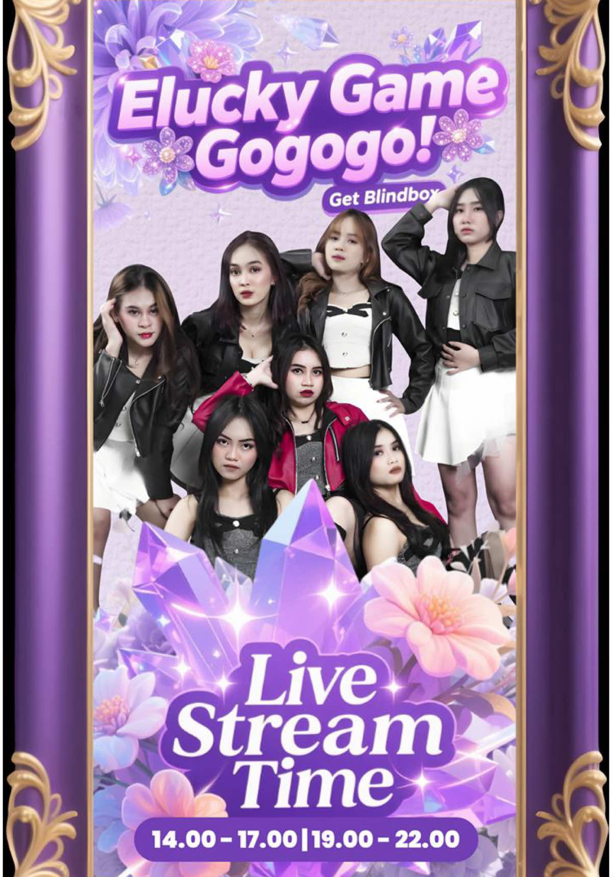 Jangan cuma jadi penonton, jadi pemenang juga dong! Join LIVE @eluckygogog jam 12 siang & malam #eluckygame #fypbanget #giveawaytiktok #livestreamindo #keseruanlive #followdulu