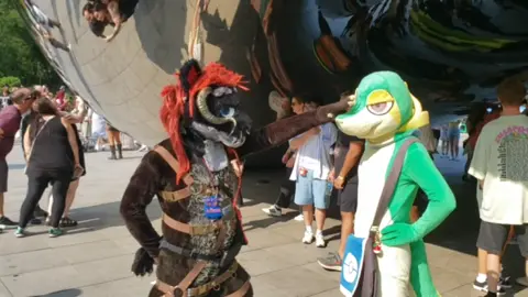 At a event in Chicago hosted by @Fiona Maray for ALS #als #ALS #fionamaray #furryfandom #furrys #furrytiktok #furrygenx #pokemon  @Taji 