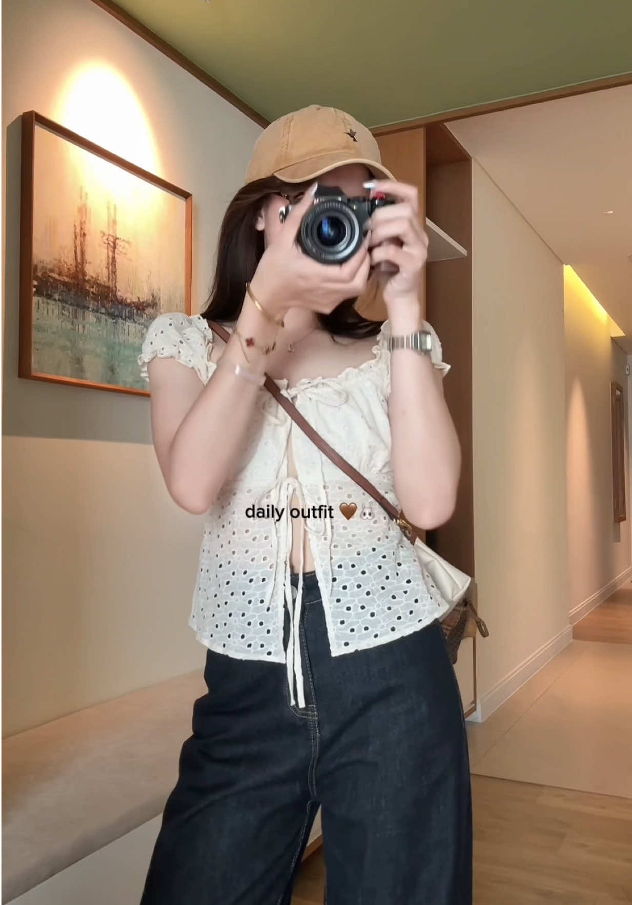 một lòng một dạ với áo rennnn mùa hè 🫶🏻🐰👌🥹#xuhuongtiktok #shopping #aokieuxinh #outfit 