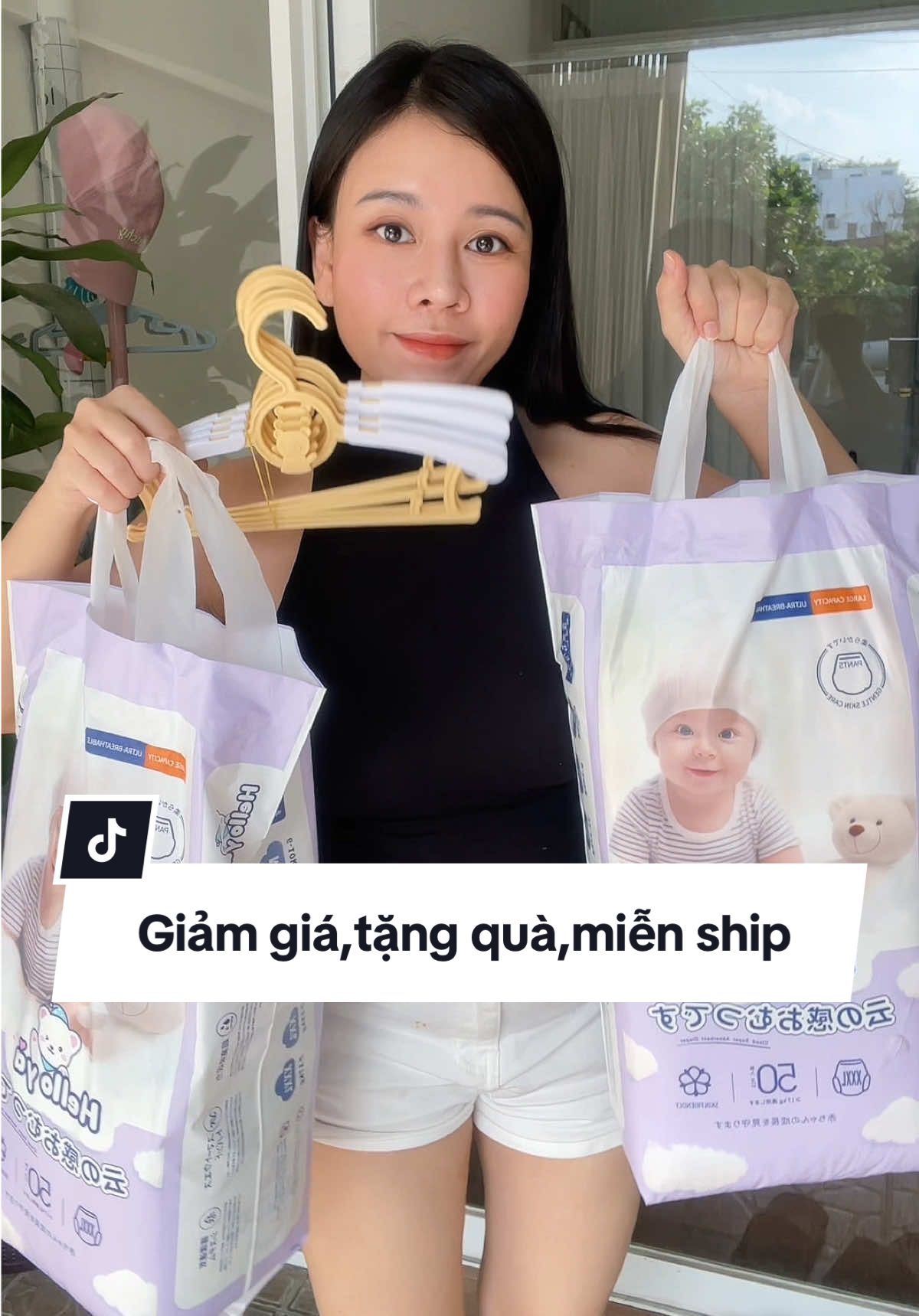 Bỉm hello ya êm ái,mềm mại,thấm hút tốt giúp bé thoải mái cả ngày #bimchobe #bimchobeyeu #bimquanchobe #bimhelloya #trangsieure 