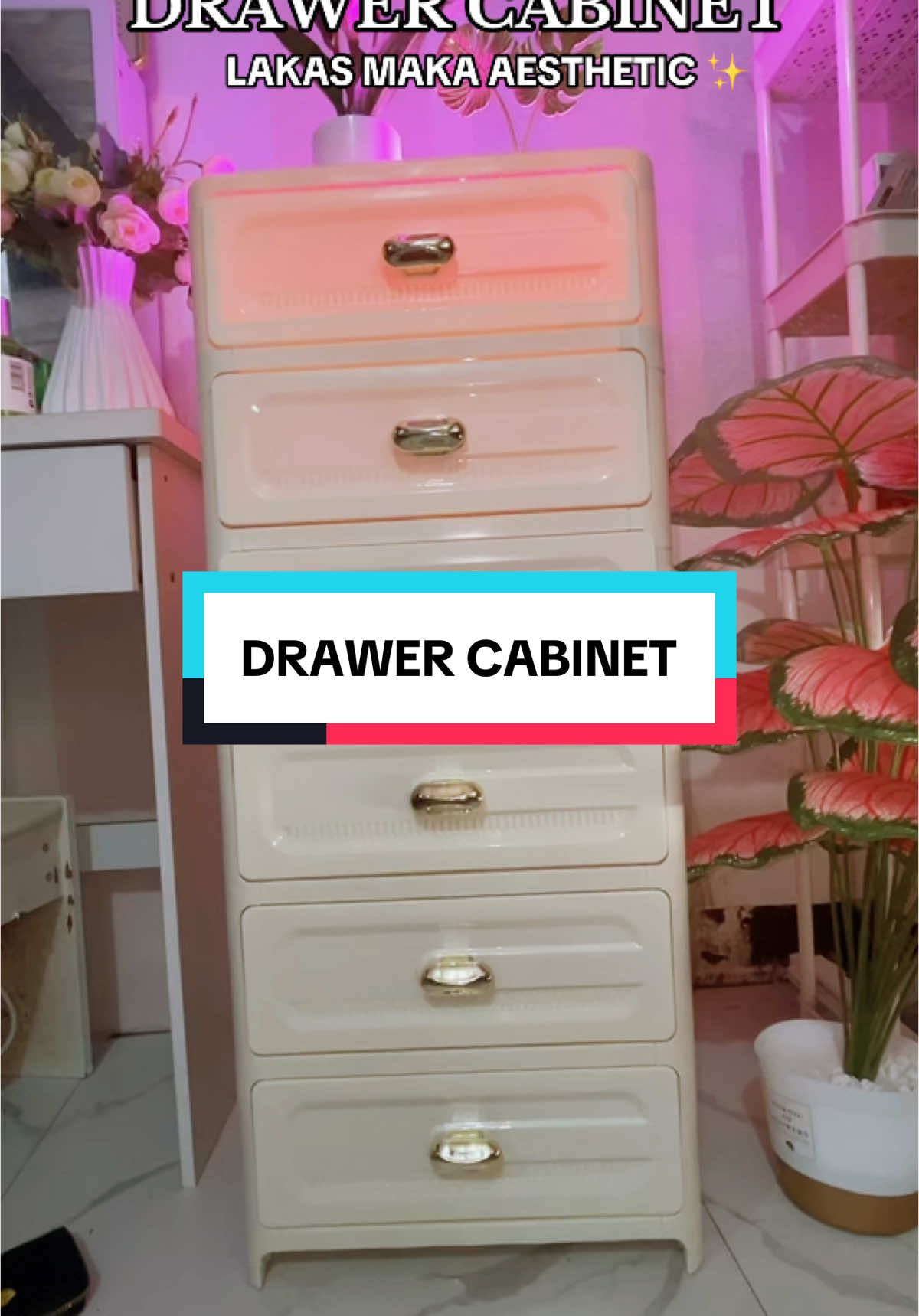 Ang ganda lakas maka aesthetic #drawerstoragecabinet #drawercabinet #bedsidetable #fypシ゚ 